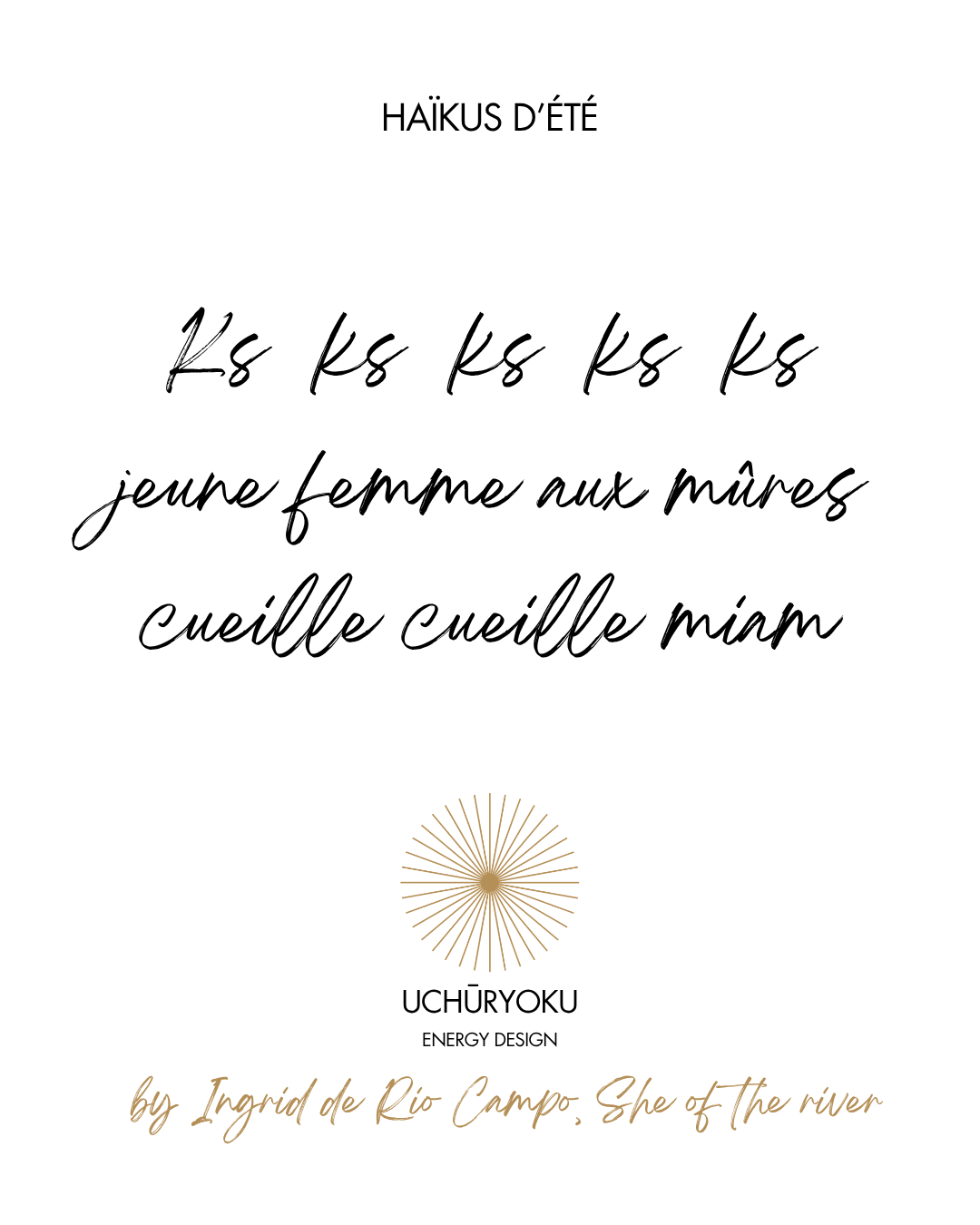 Ingrid de Rio Campo_Haïkus d'été